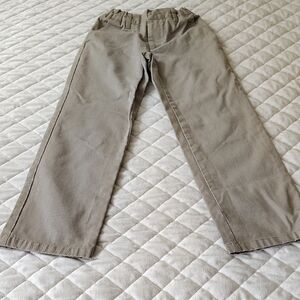 French Toast Tan Casual Bottoms with Elastic Waist